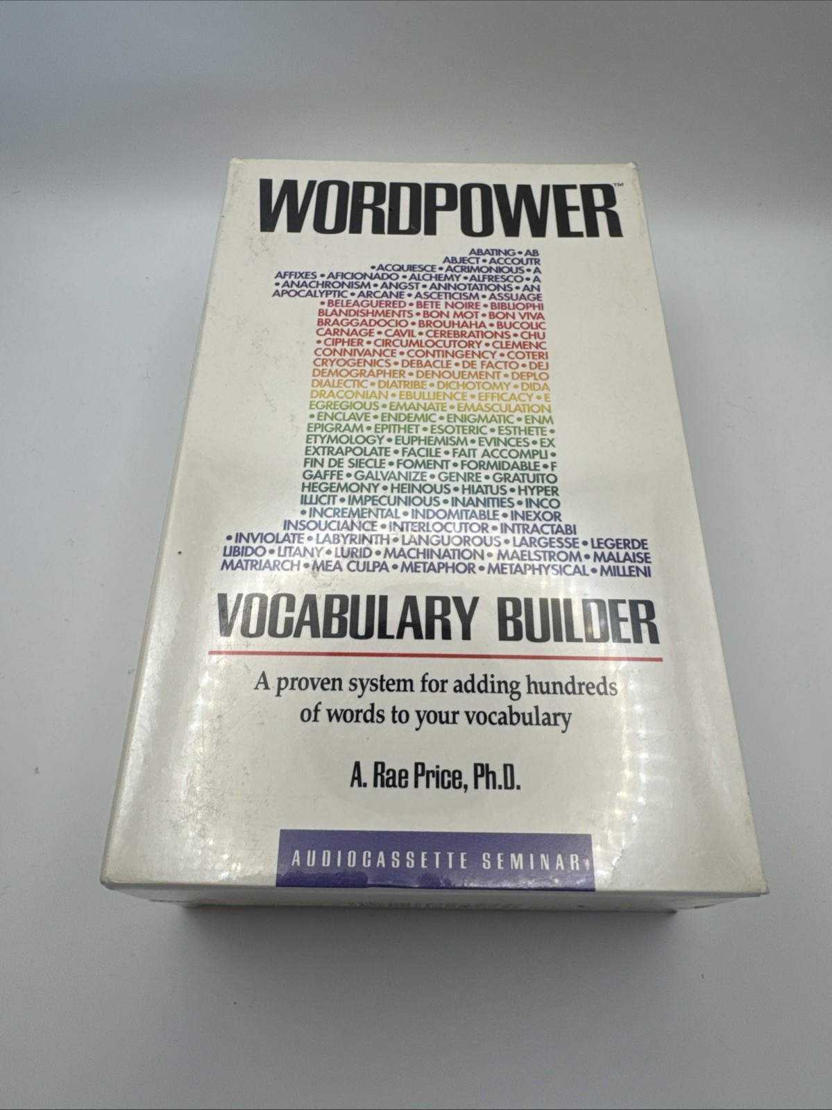 Vocabulary builder Audiocassette 1 Vintage Word power 1 seminar vintage
