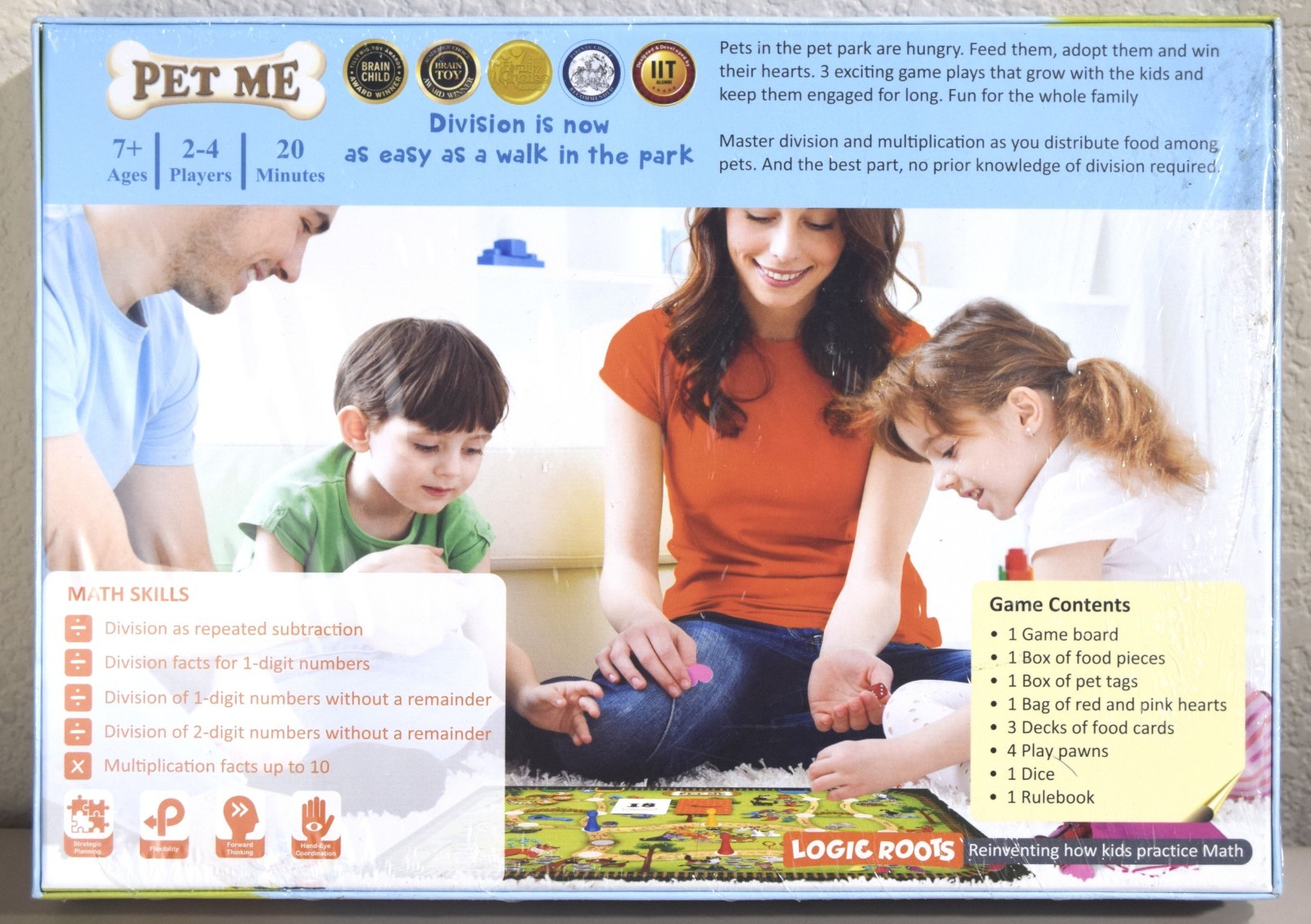Logic Roots PET ME Multiplication & Division STEM Board Game – NEW SEALED