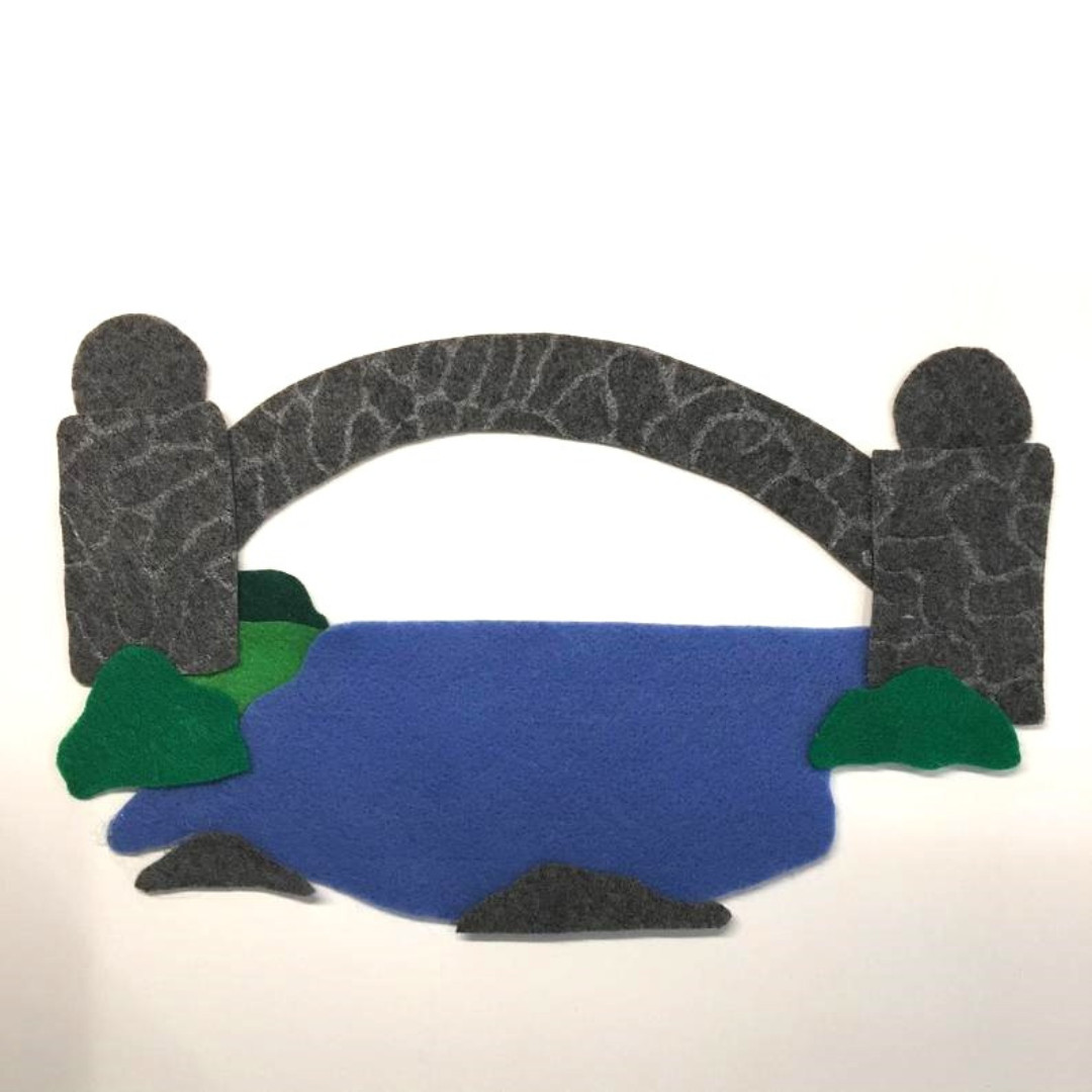 3 Billy Goats Gruff Felt Pieces for Felt/Flannel Board Play