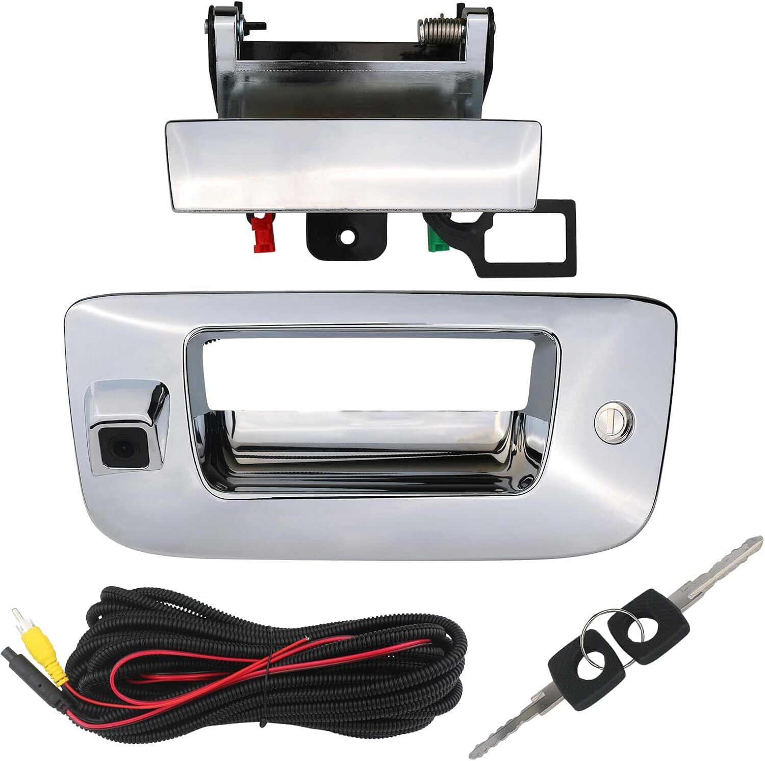 Backup Camera Tailgate Handle Rear View Camera Liftgate Latch Handle with Key