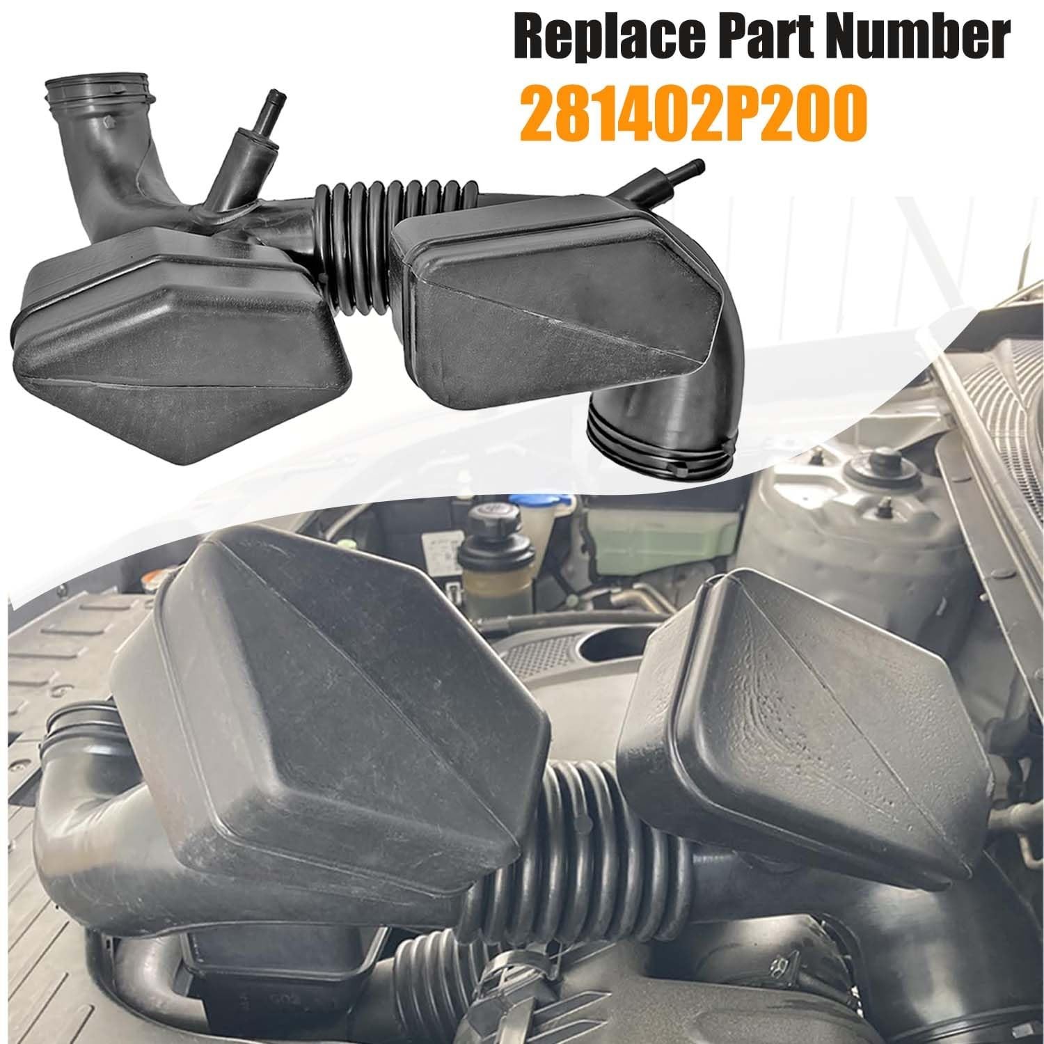 281402P200 Engine Air Cleaner Intake Hose Tube Compatible with Kia Sorento 2….