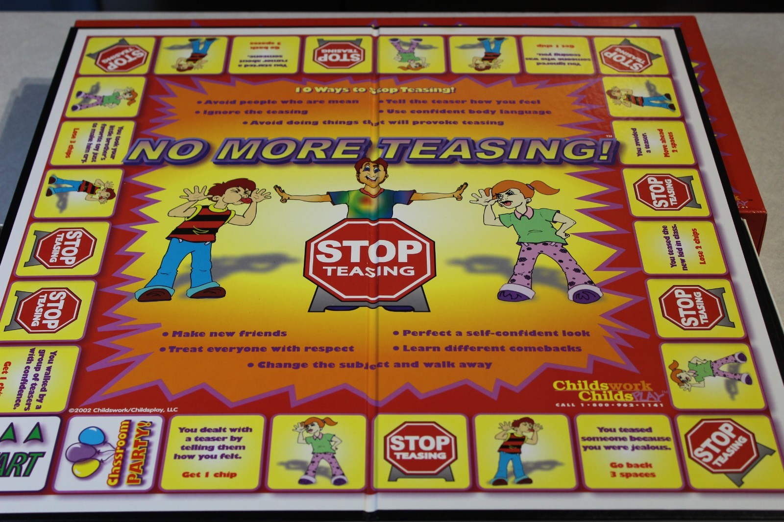 Homeschool Childswork/Childsplay No More Teasing Student Interactive Board Game