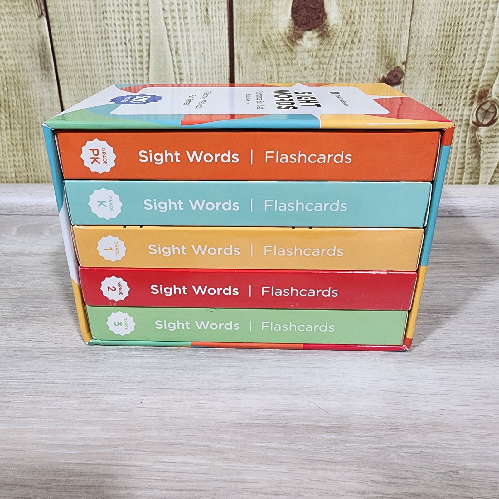 Think Tank Scholar Sight Words Flashcards Box Set (520 Words) PK-3 Like New