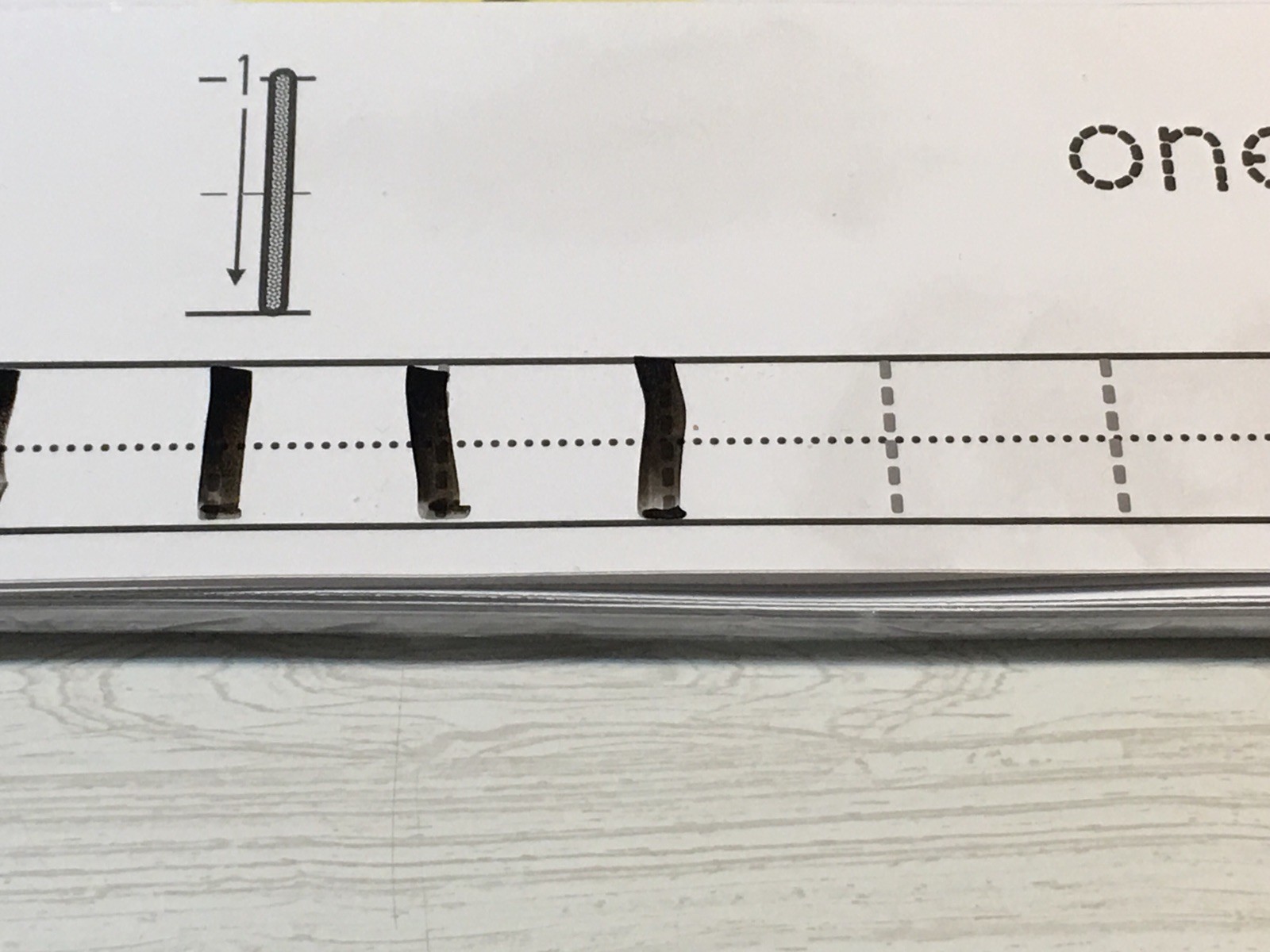 Numbers 1-20 Directional lines -laminated dry erase cards. Preschool Tracing.