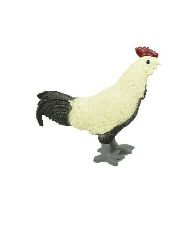 Chicken, Rooster Realistic Toy Model Plastic Barn Farm Animal, 2 1/8″ F4255