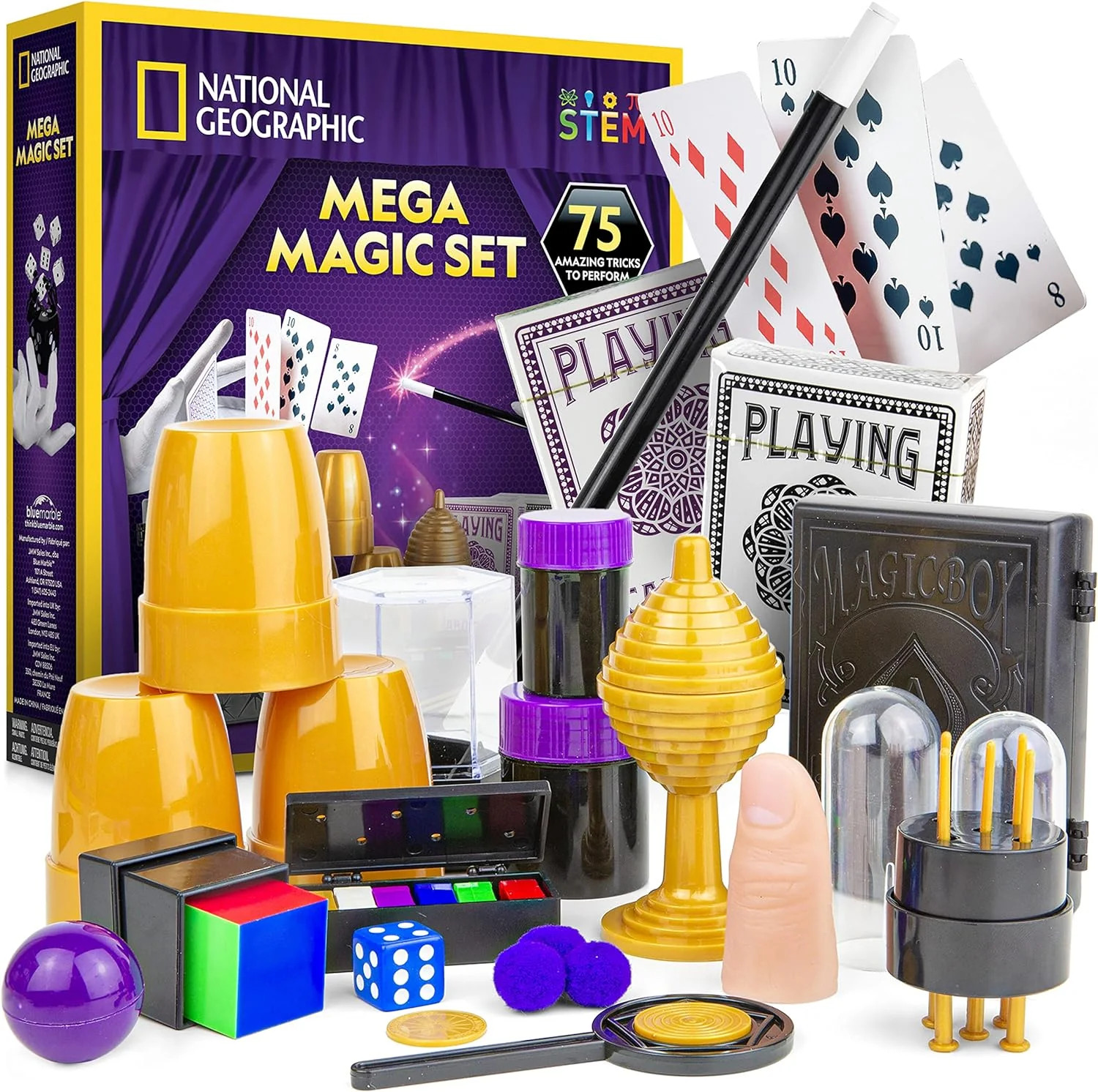 National Geographic Mega Magic Set – Over 75 Magic Tricks for Kids