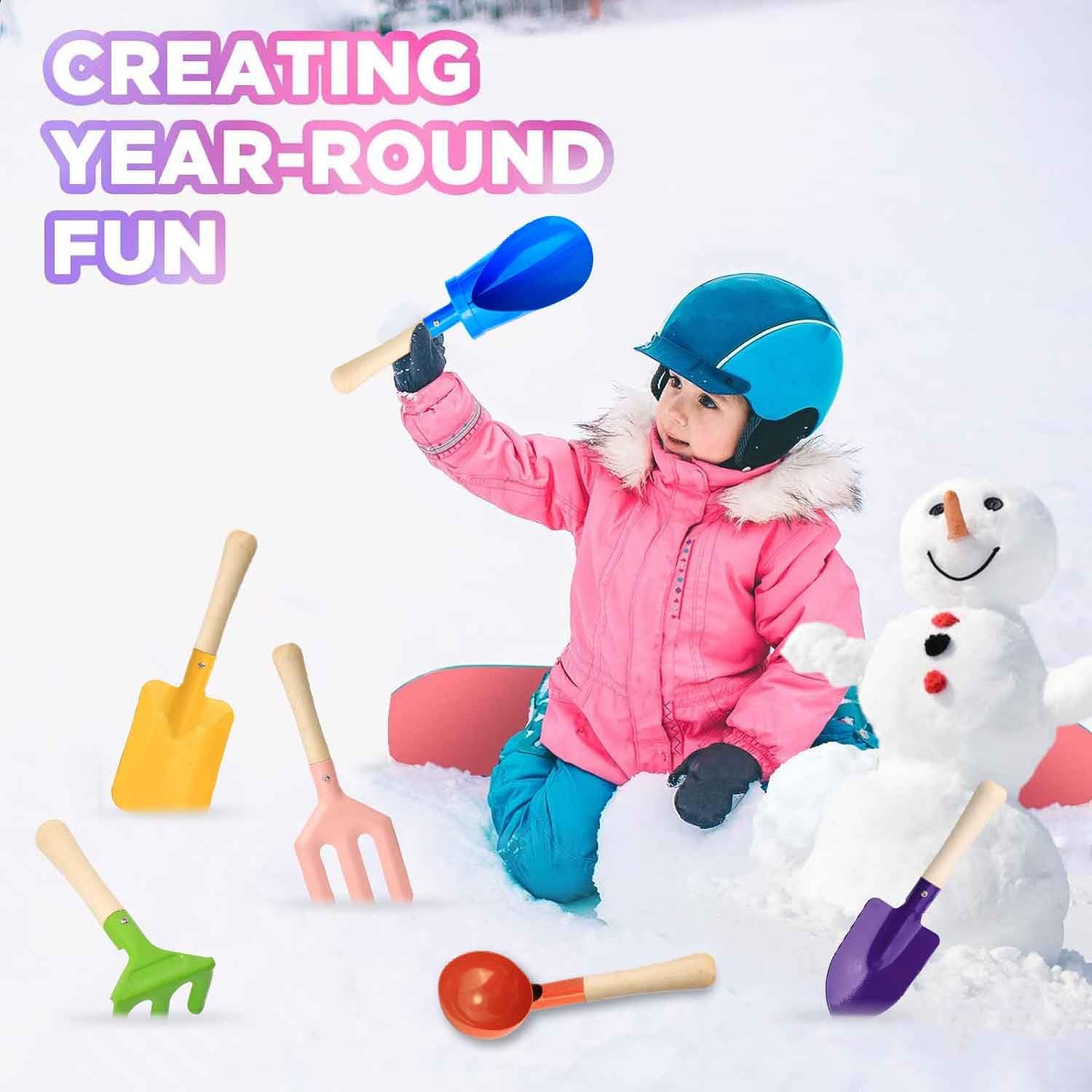 6 PCS 8″ Kids Gardening Tools, Standard, Standard Multicolor Tools