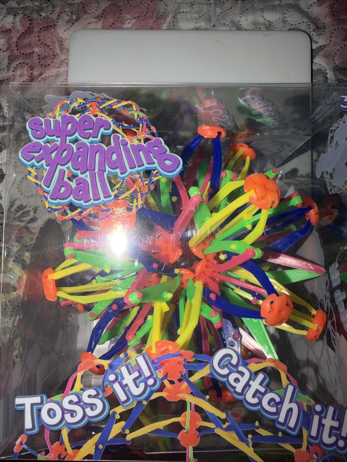 Sphere NEON Super Expanding 5” to 9” Toy Ball New In Box
