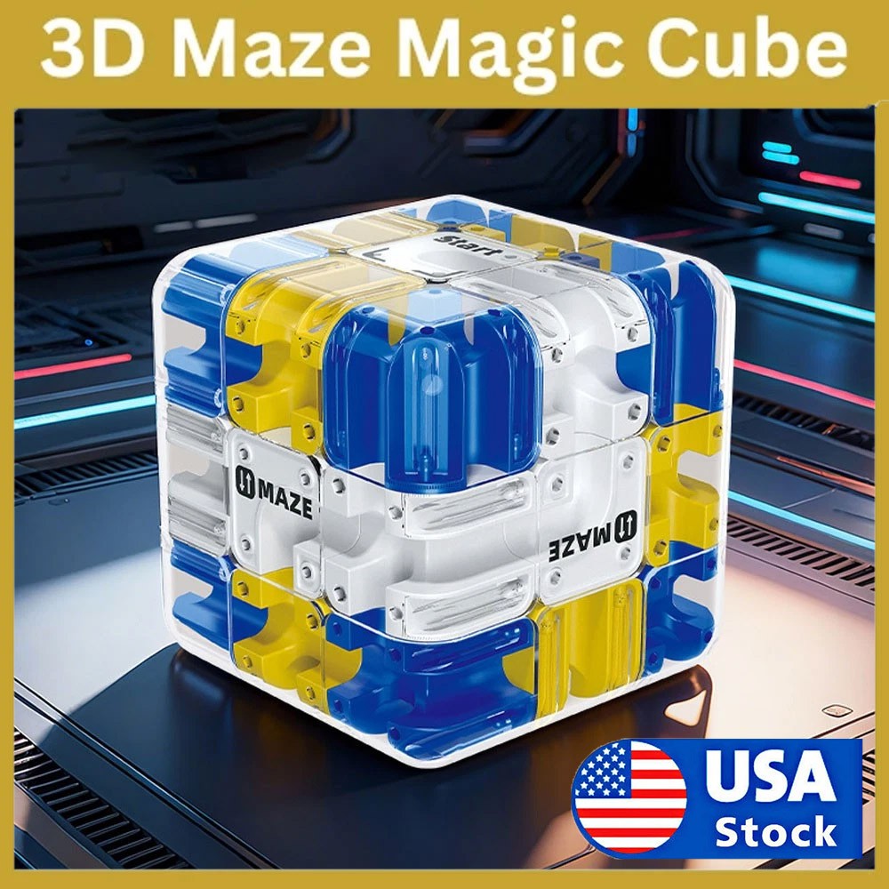Large Labyrinth3D Puzzle Maze Cube-Engaging Brain Teaser Ru-biks Cube Toy GiftOY