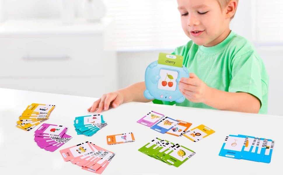 Kids Educational Learning Flashcard Reader, Educational Words Cards 224 Words
