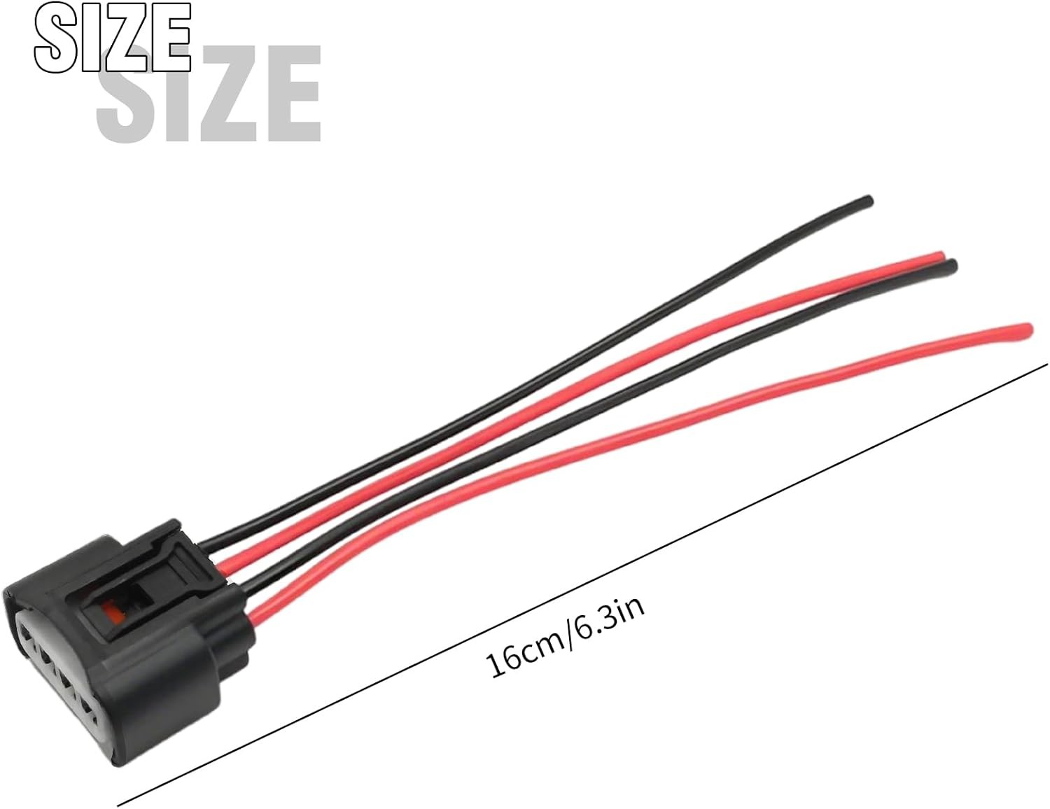 Anxingo 4 Pcs 90980-11885 Ignition Coil Female Connector Plug Harness, Replaceme