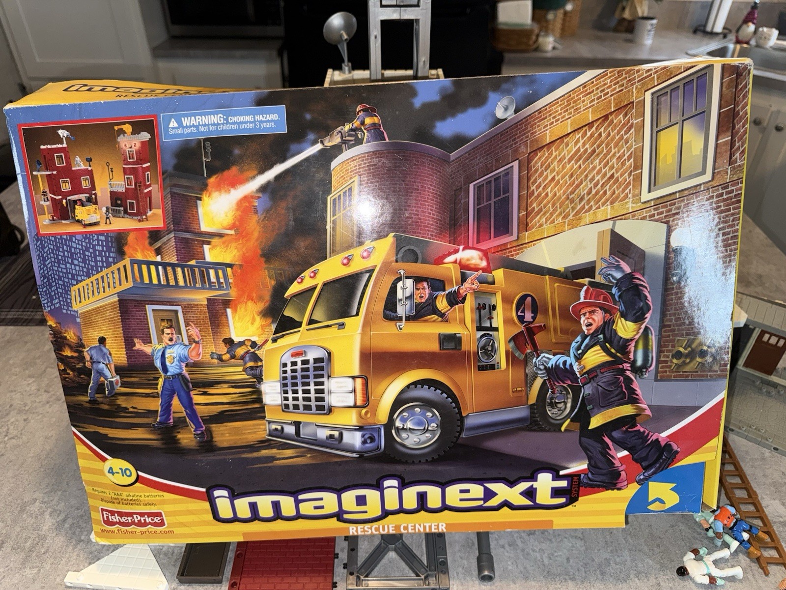 Imaginnext rescue center By Fisher-Price Police Station W Box See Photos Fun Set