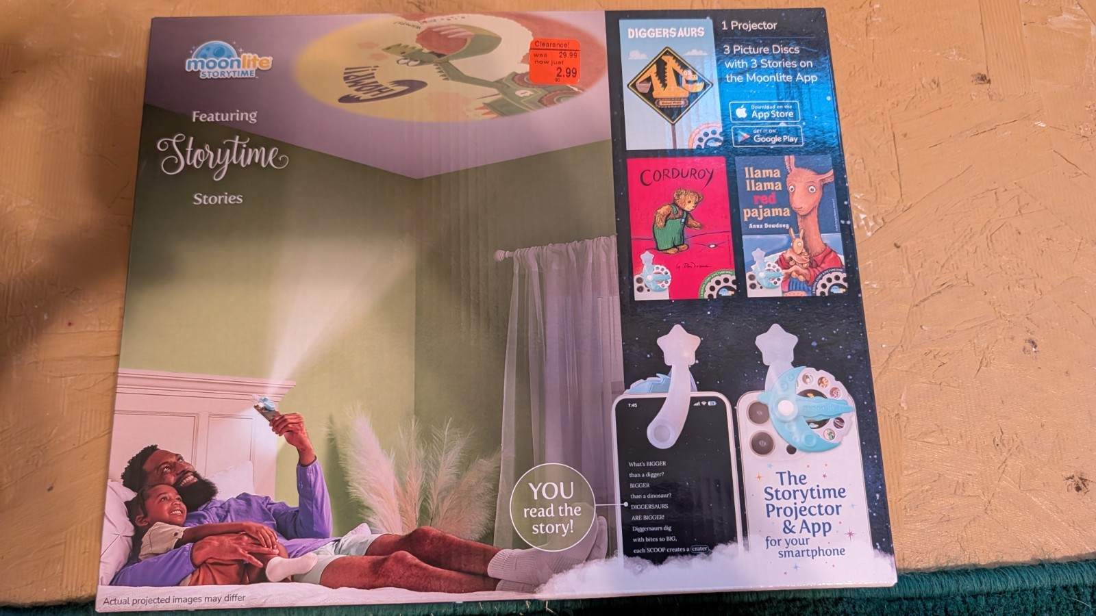 Moonlite Storytime Projector Starter Pack 3 Picture Reels Favorite Child Stories