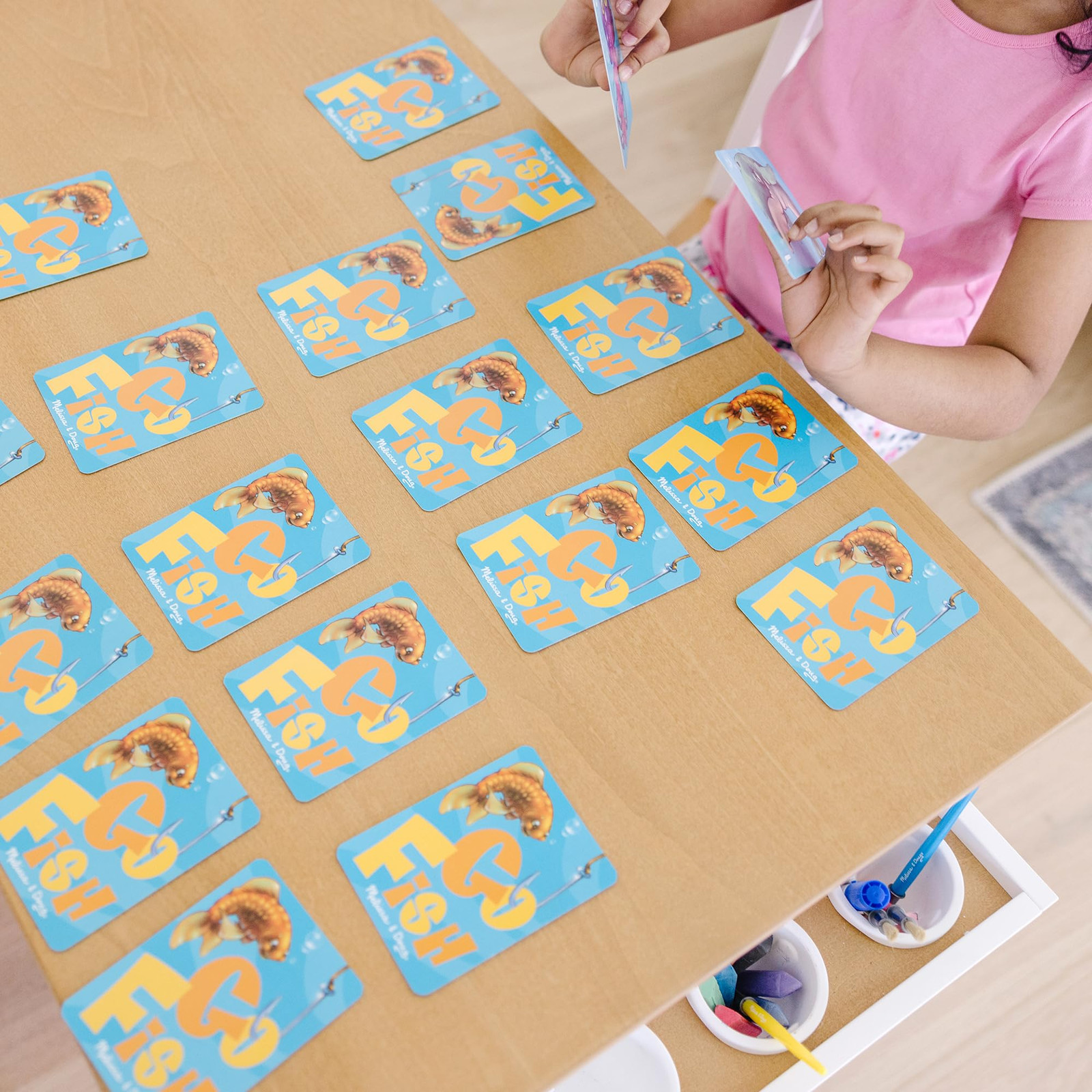 Melissa and Doug Animal Card Game Set Old Maid Go Fish Rummy for Kids 3+