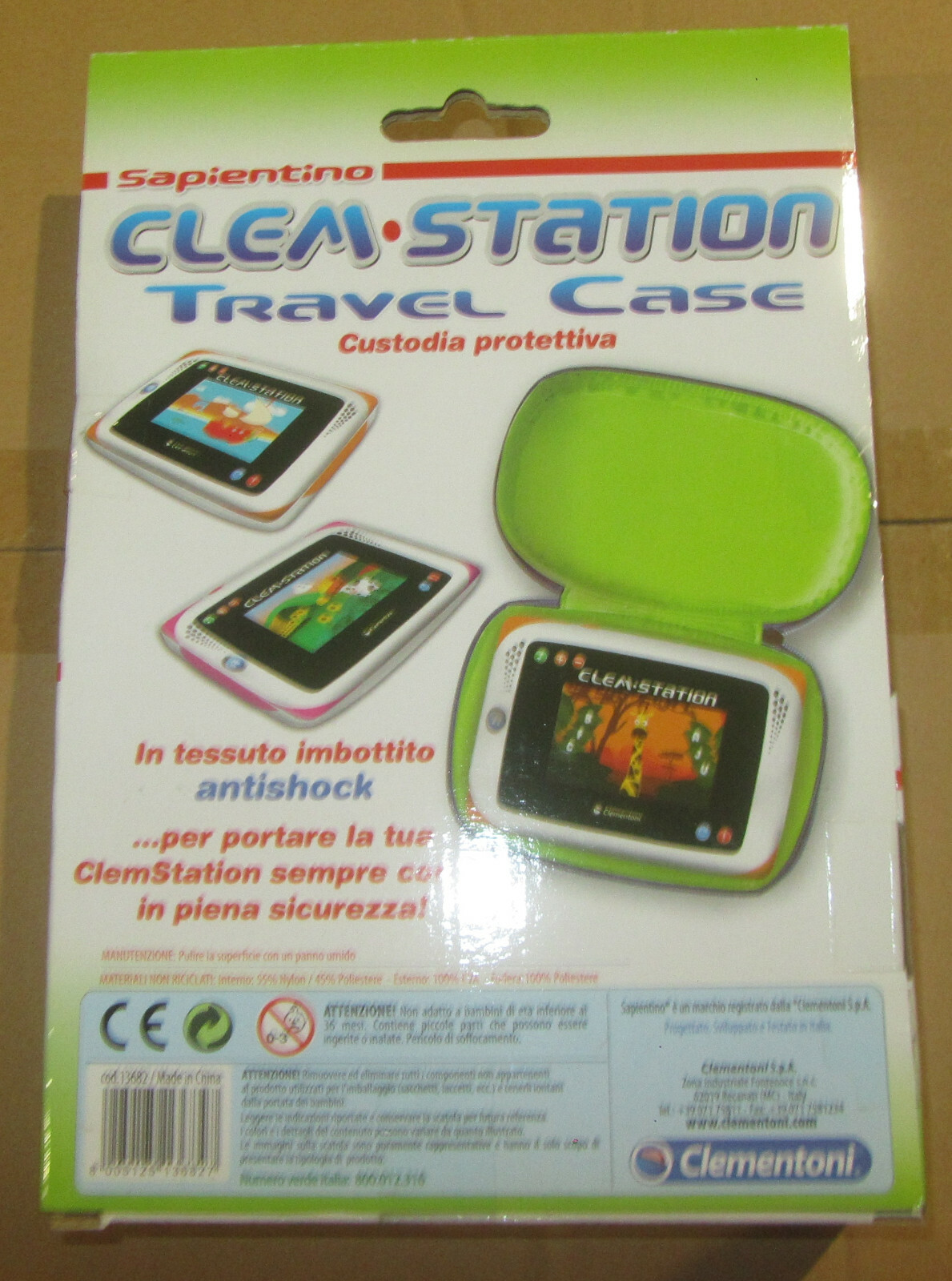 Clemstation Travel Case Custodia INTERACTIVE Educativo Gioco Clementoni Clem Toy