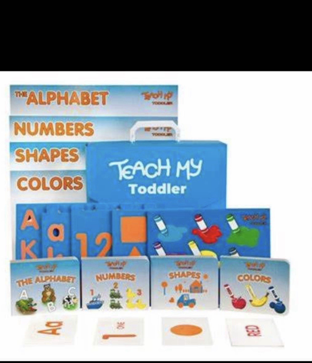 Teach My Toddler Learning Kit 68 Pieces Alphabet Numbers Shapes Colors