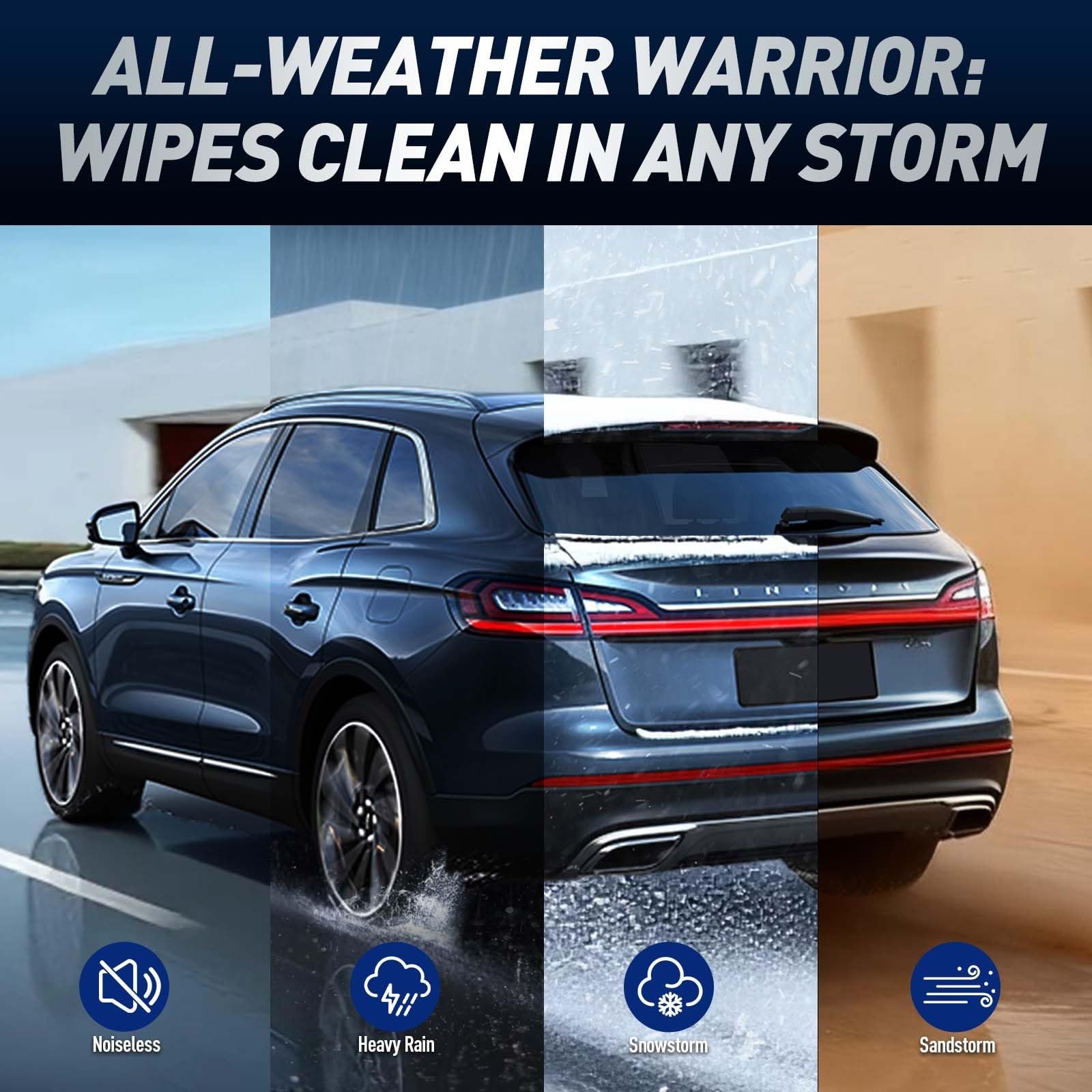 10″ Rear Wiper Blades for Toyota Highlander 2025-2026 RAV4 2018-2013 Corolla …