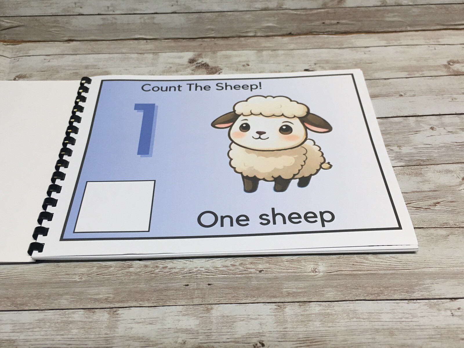 Interactive Learning Books for Children – Counting Sheep 1-10