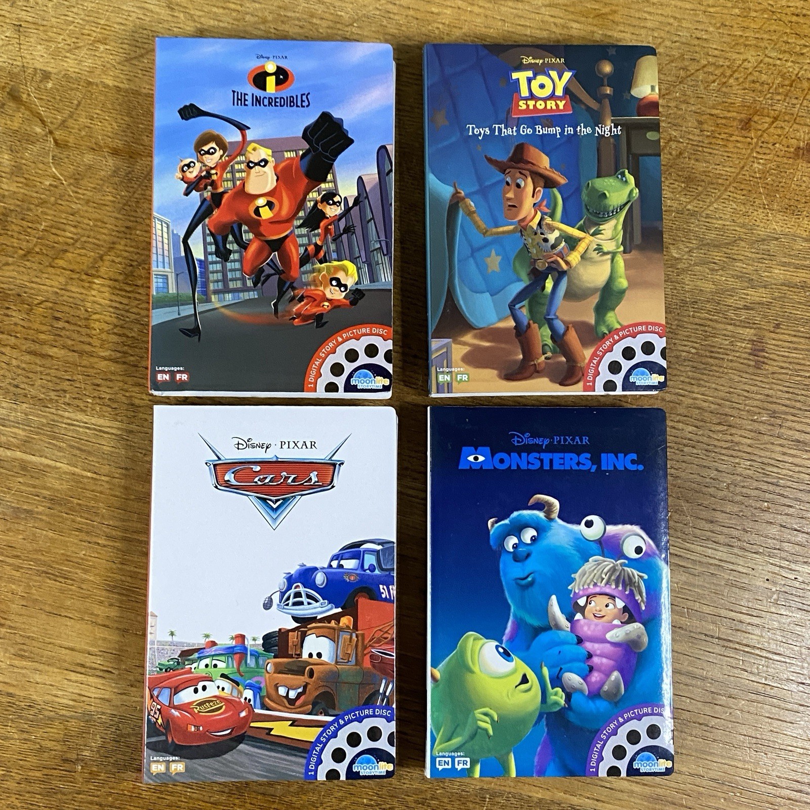 Moonlite Storytime Reels Projector Disney Pixar Toy Story Cars Monsters Inc