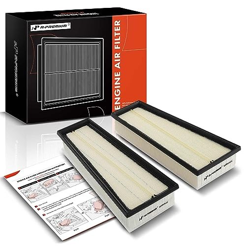2-PC Left & Right Engine Air Filter Compatible with Mercedes-Benz E63 AMG S
