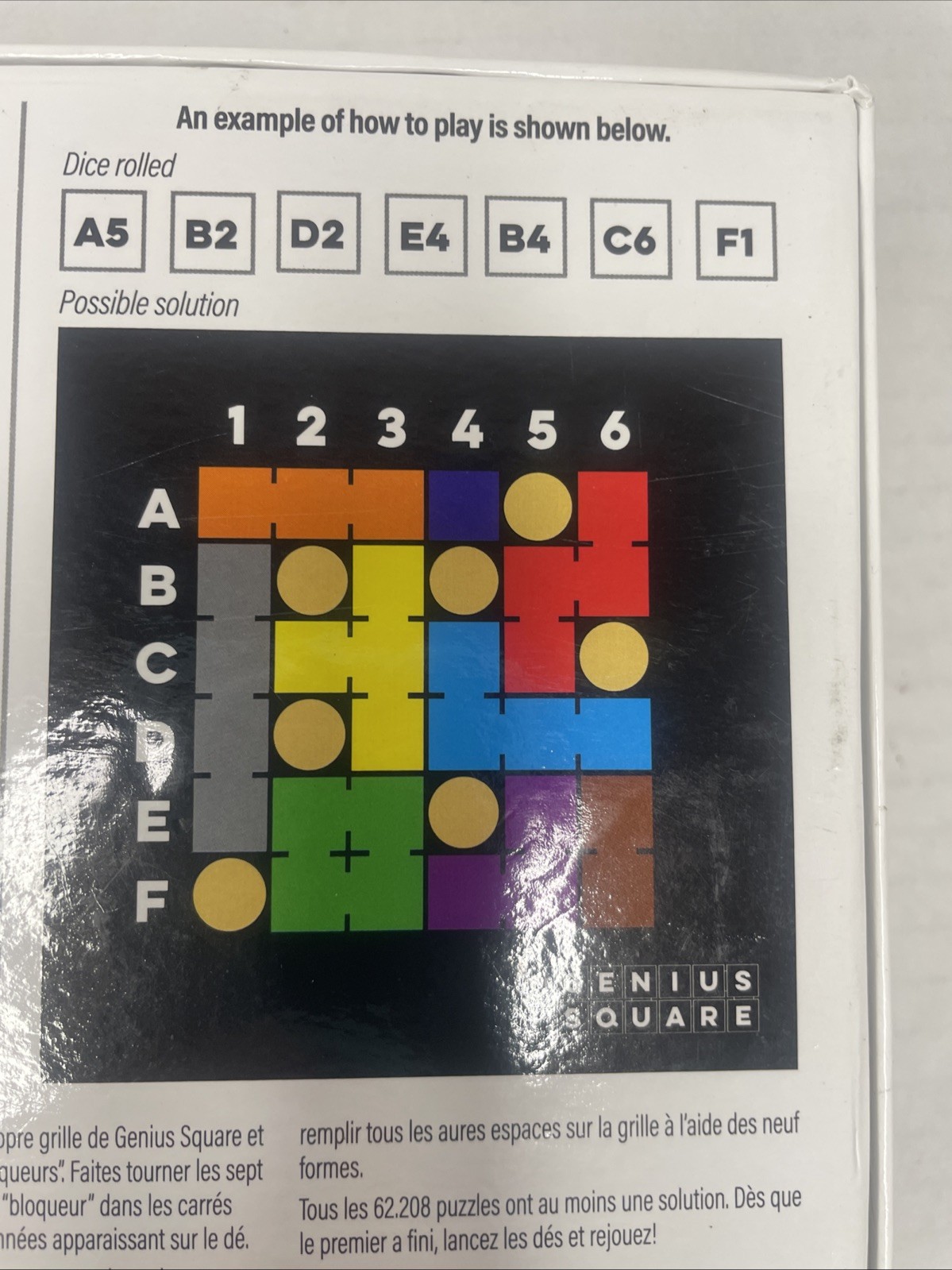 The Genius Square STEM Puzzle Game The Happy Puzzle Company 2019 Age 6+ 1-2 Play