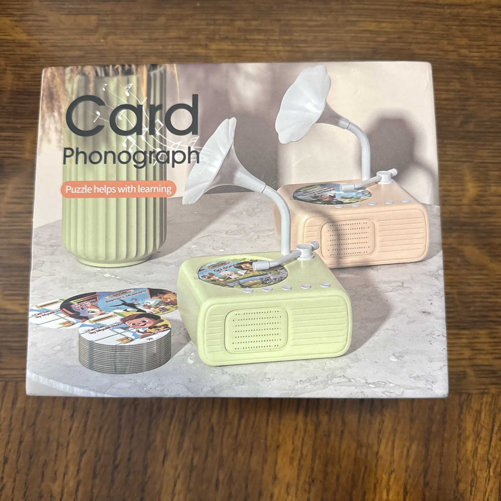 Kids Phonograph Multiuse Small Music Box Storytelling Toys Mini Music Player