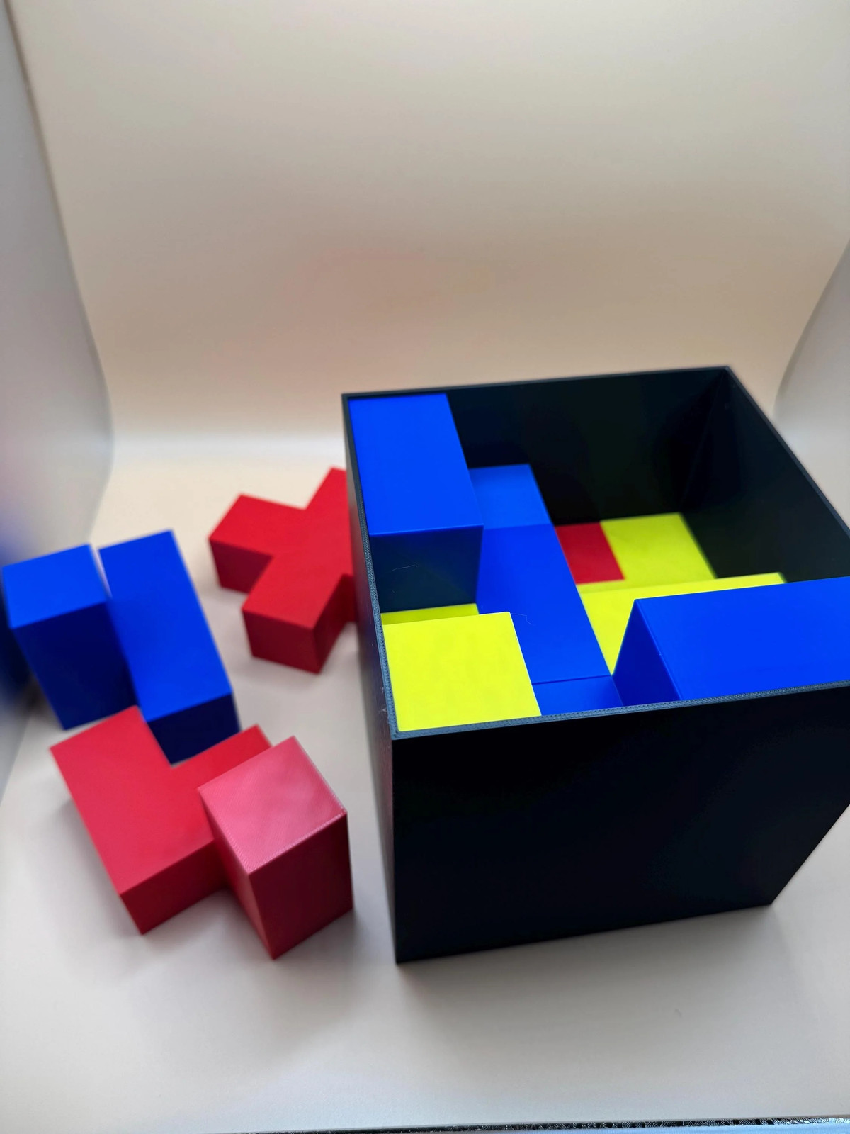 Bedlam Cube Puzzle – 12 Pentacubes in 3 Sizes: Perfect for Teachers & Kids, Fun