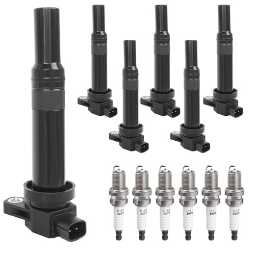 Ignition Coil Packs and Spark Plugs fit for V6 2.7 2.7L 2007 2008 2009 Hyundai