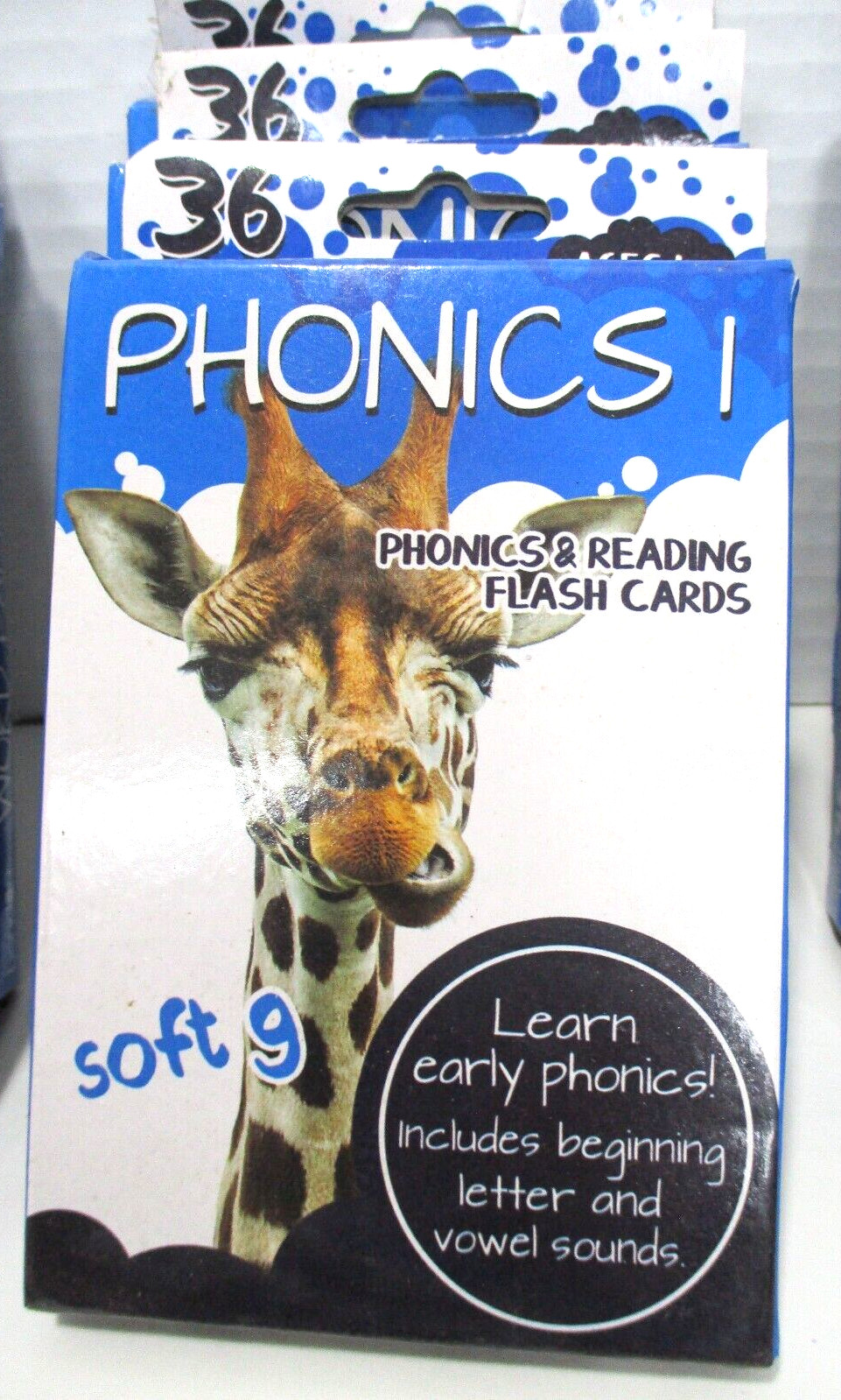 Flash Card Lot Reading Phonics Student Review Classroom Homeschool X 15 Packs