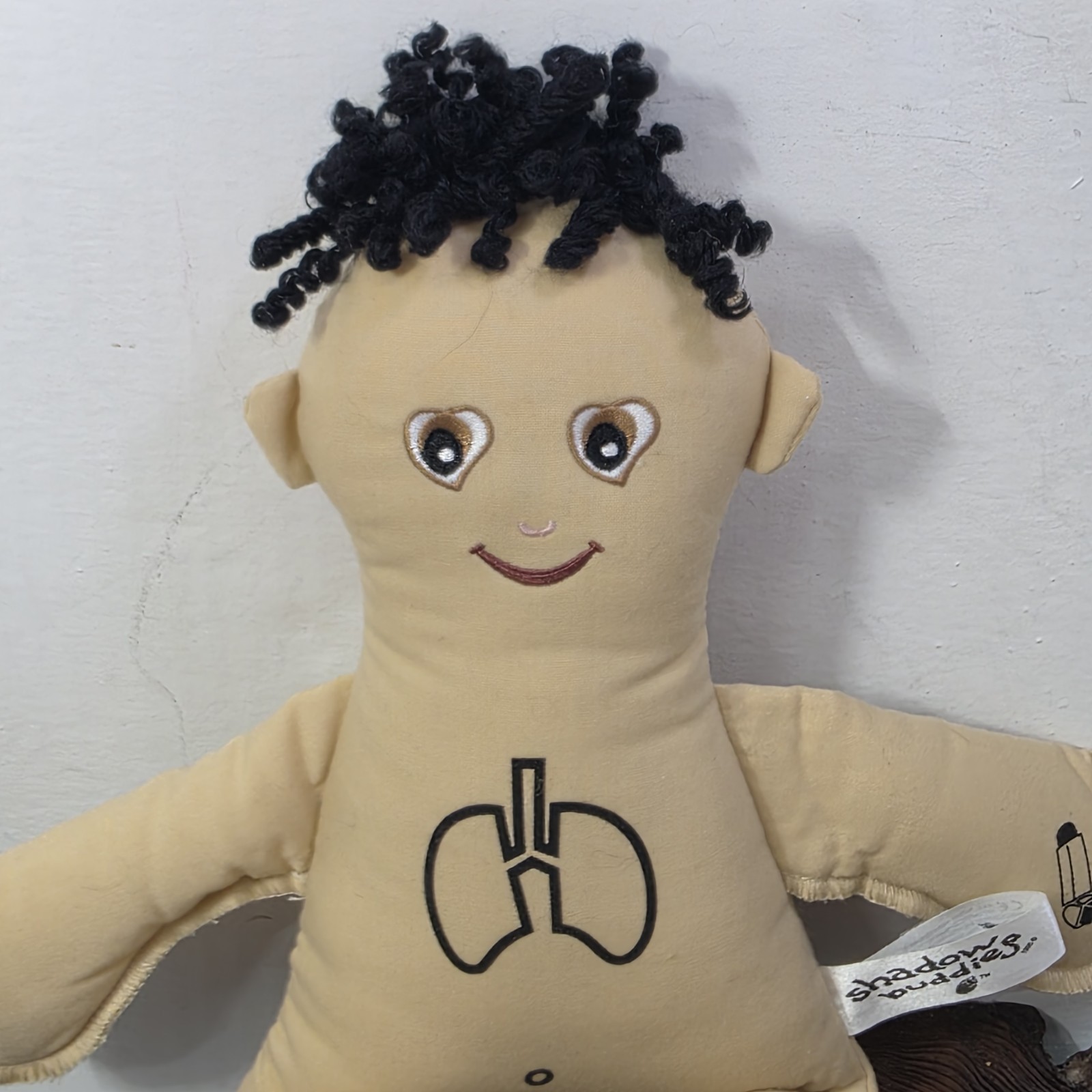 Shadow Buddies Lungs Anatomy Plush Doll Educational Respiratory System Toy