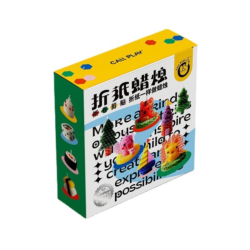 DIY Beeswax Candle Making Kit Colored Creative Wax Craft Educational Toy Gift AU