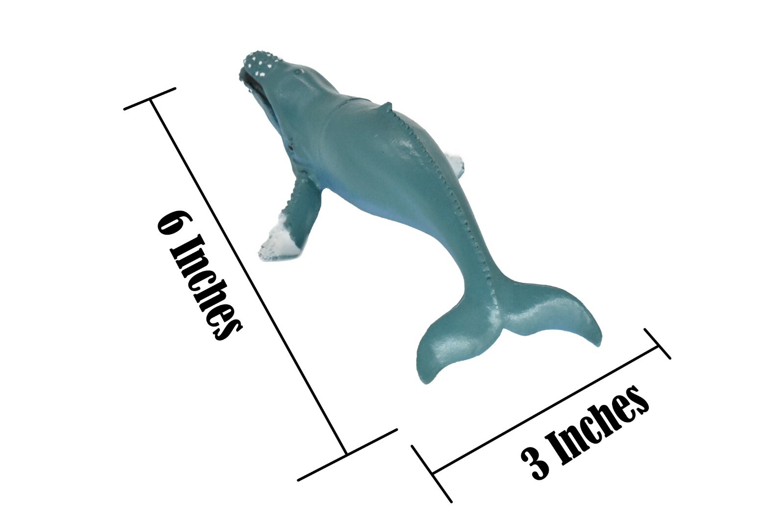HUMPBACK WHALE 5 IN PLASTIC TOY MODEL – F473B5 MULTI PACK AVAILABLE