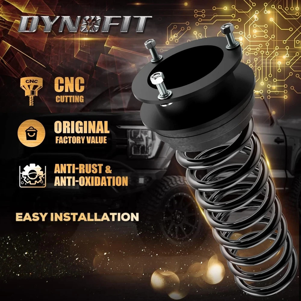 Dynofit 2.5″ Leveling Lift Kit for Dodge Ram 2500 3500, Front Suspension Level