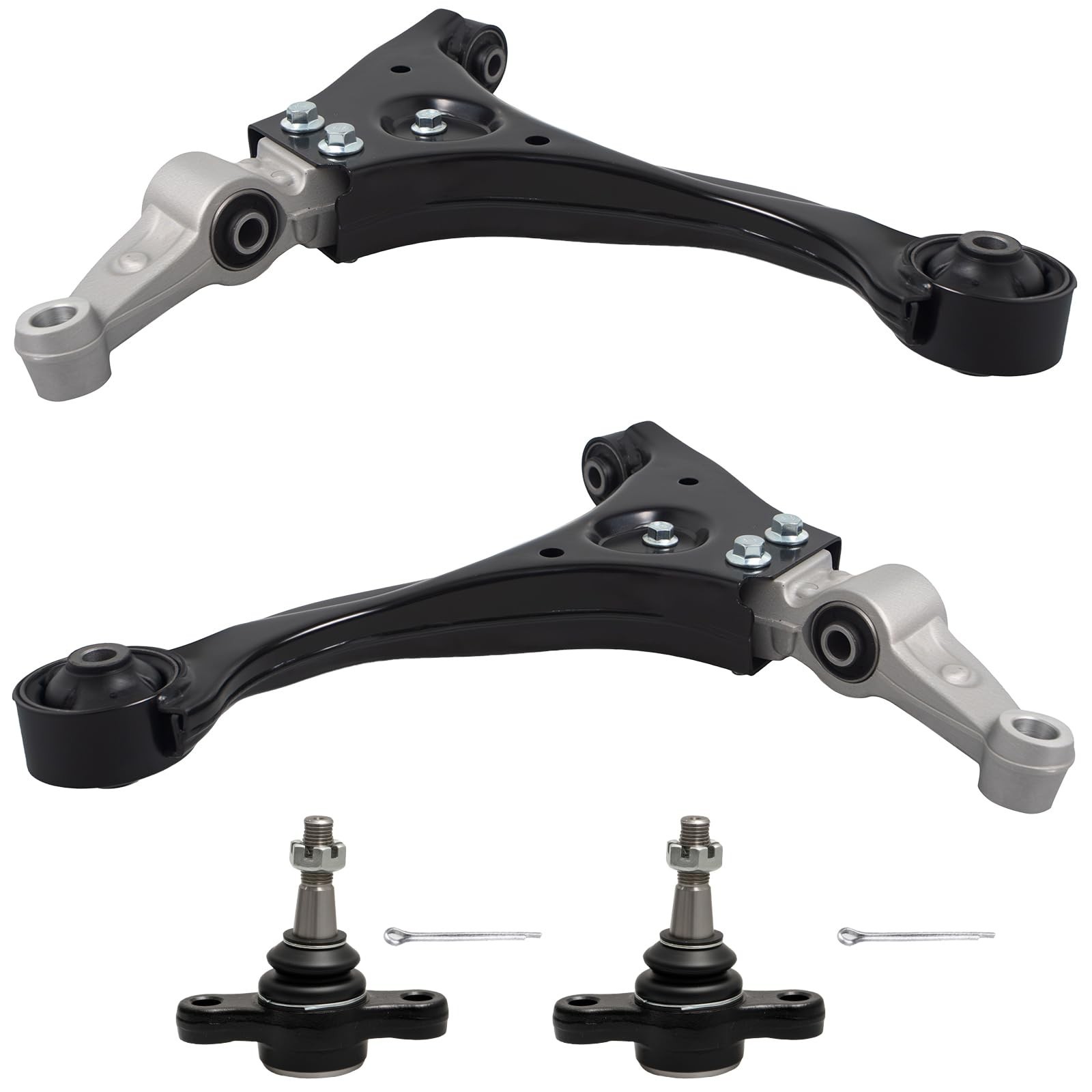 TUCAREST 4Pcs Suspension Kit (K500035 K641391 K641392) Front Lower Control Ar…
