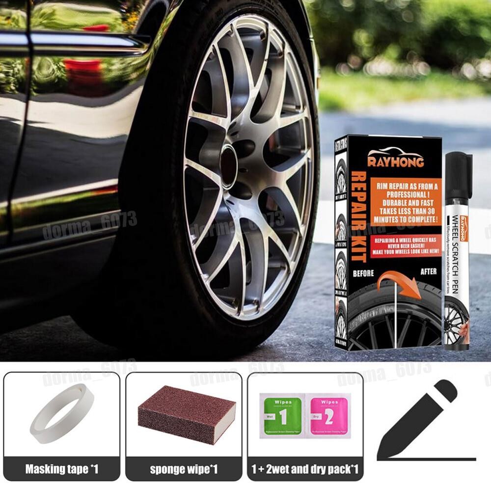 Car Wheel Rim Scratch Repair Pen Touch Up Paint Tool Waterproof Auto Accessories