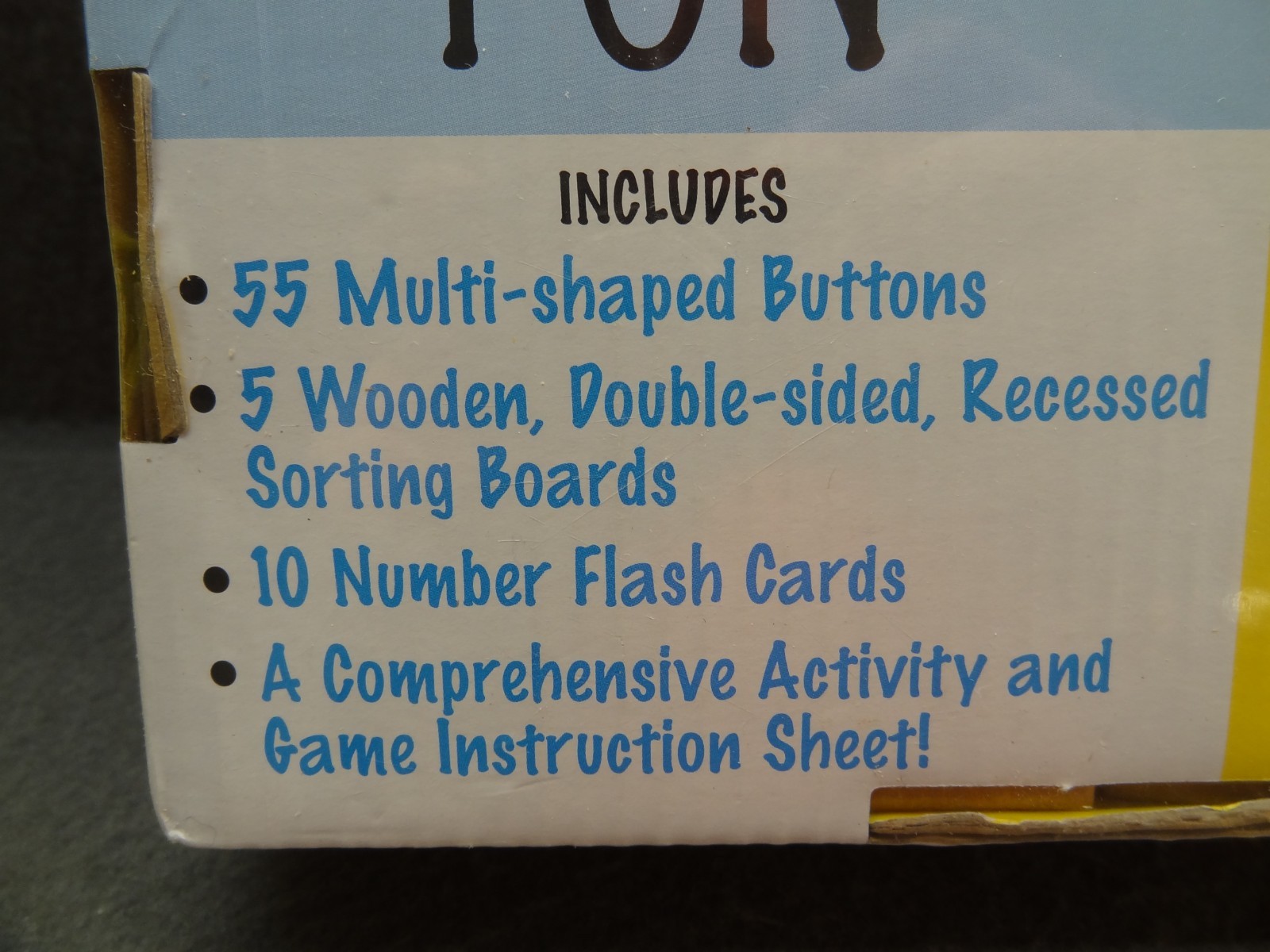 NEW Melissa & Doug Big Button Number Fun Play Set Count Sort Match Games 4319