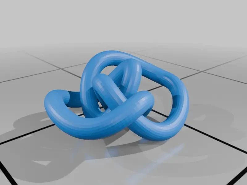 3D Printed Torus Knot – High Quality Gift for Teachers, Him or Her – Unique