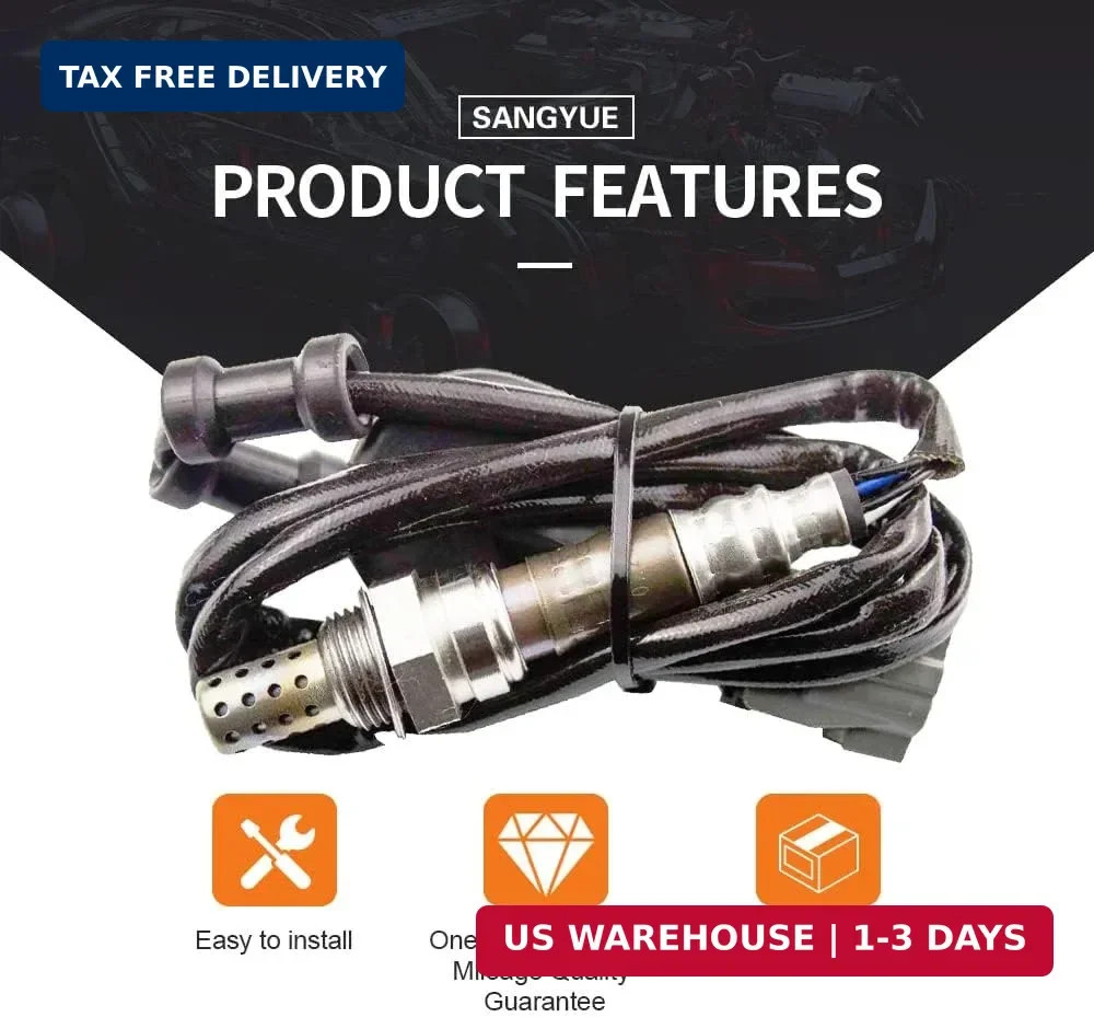 2X Oxygen Sensor 1 & 2 for 2003 2004 2005 2006 2007 Honda Accord 2.4L Upstream +