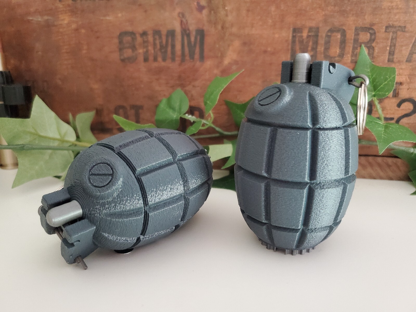 DUMMY No 36 Mk II “Mills Bomb” WW2 Era Frag Grenade – Fake Prop Display Replica