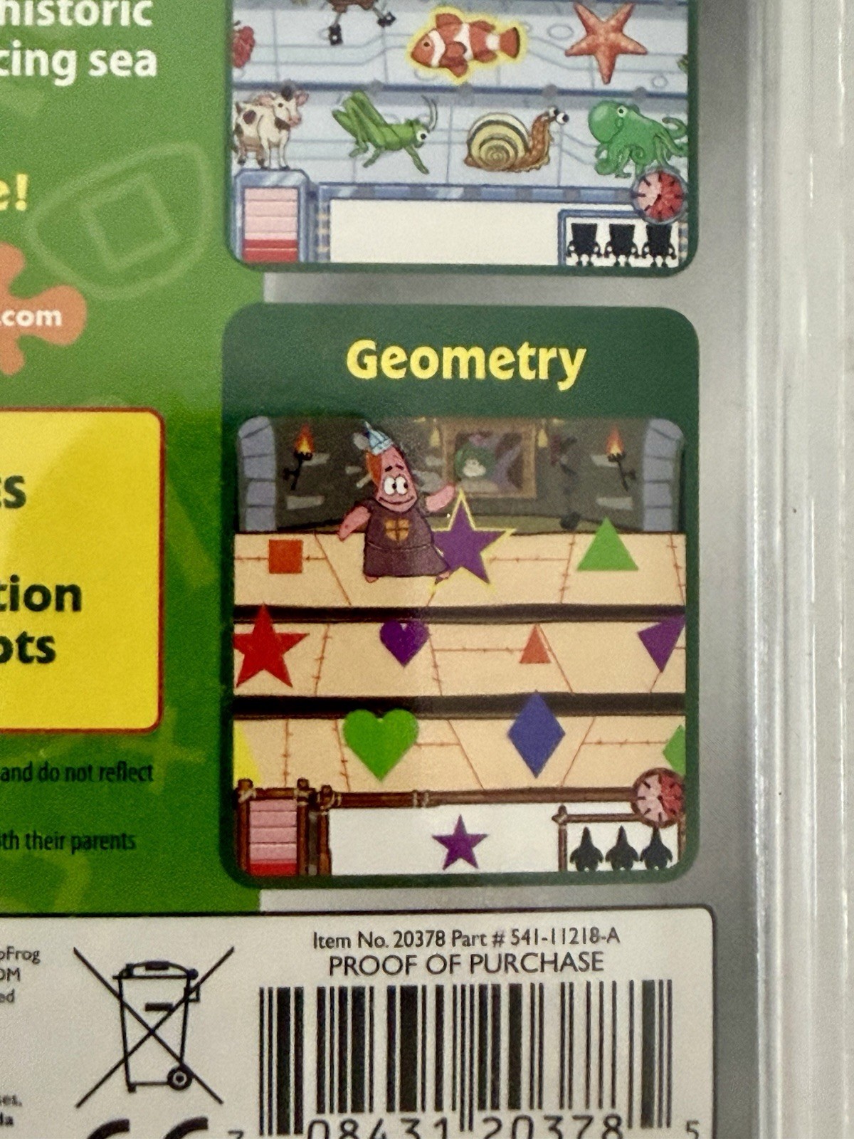LeapFrog Leapster SpongeBob SquarePants Through the Wormhole Game – NEW/SEALED