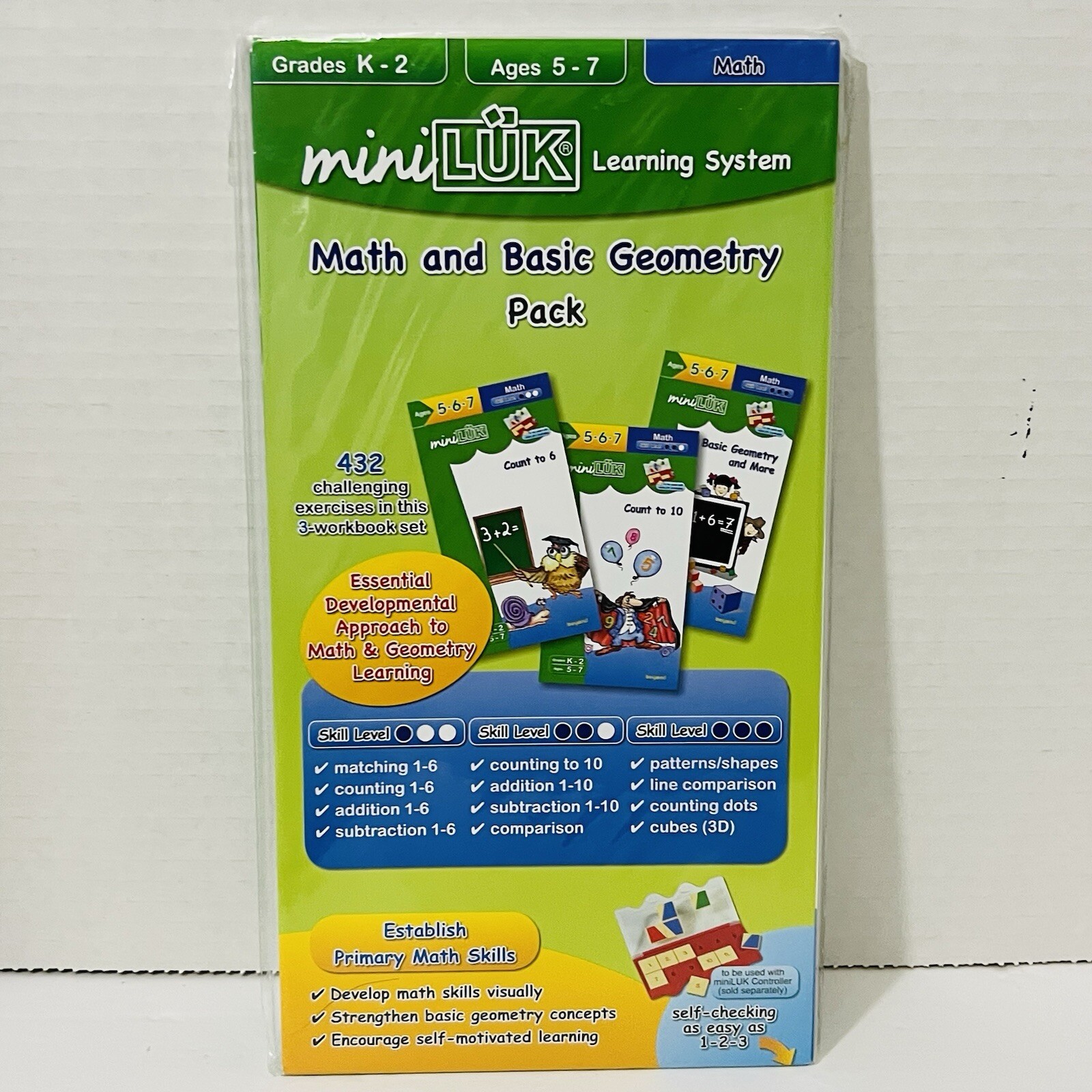 miniLUK Workbook Set for K-2, Ages 5-7 the miniLUK Controller (not included)