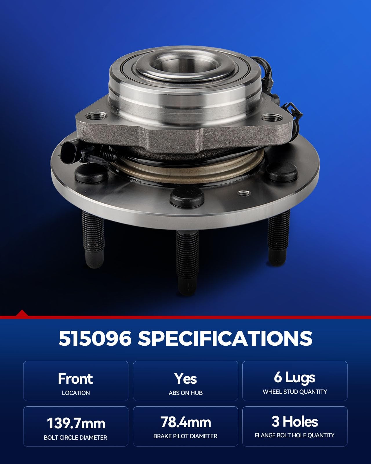 KAX Front Wheel Hub Tahoe 515096*2