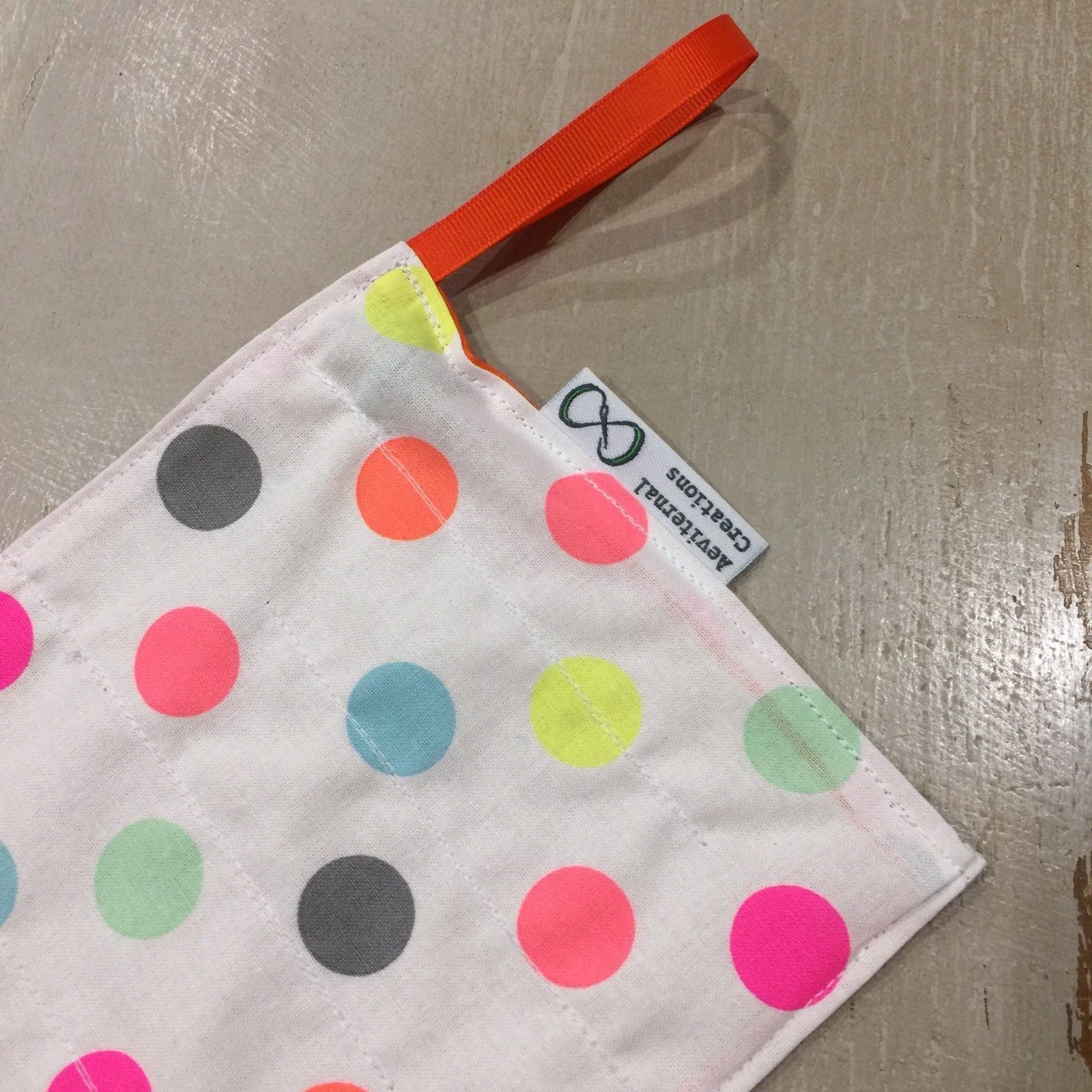 Marble Maze, Fabric, Puzzle, Sensory Learning Aid, Tactile Toy, ADHD,Neon Spots