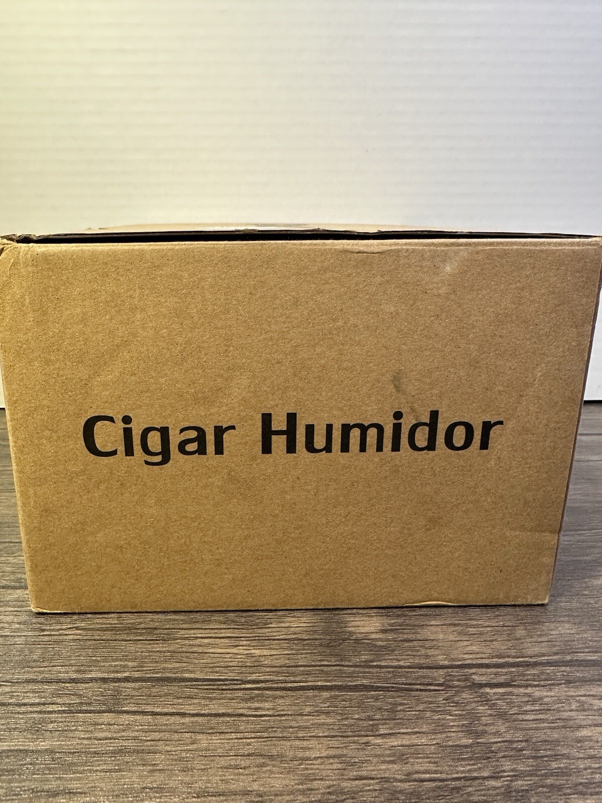 COOL KNIGHT Cigar Humidor with Front Hygrometer, Humidifier and Accessory