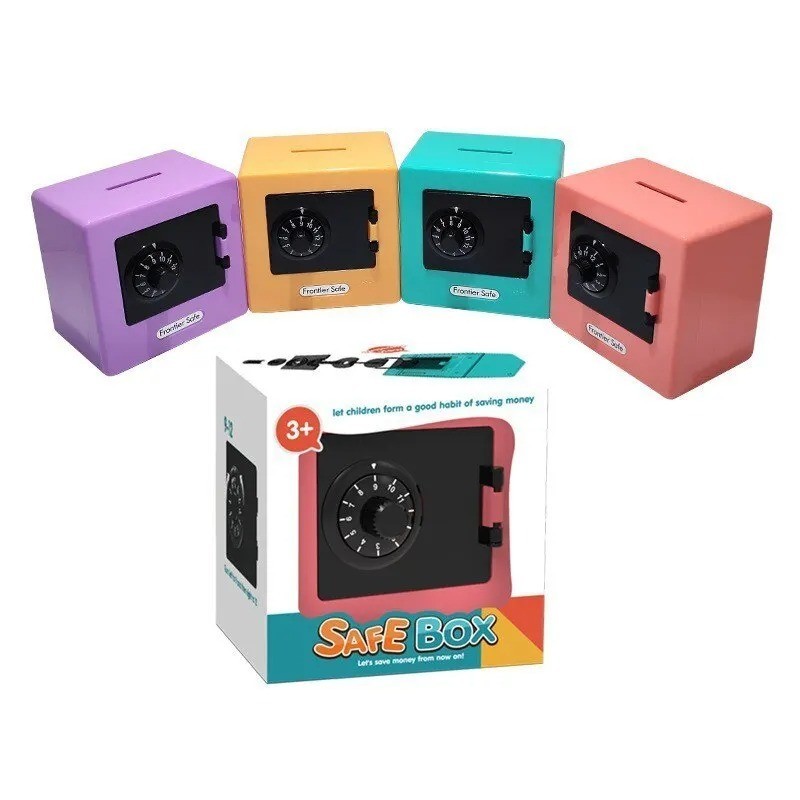 Mini ATM Piggy Bank Password Money Box Cash Coin Savings Safe for Kids