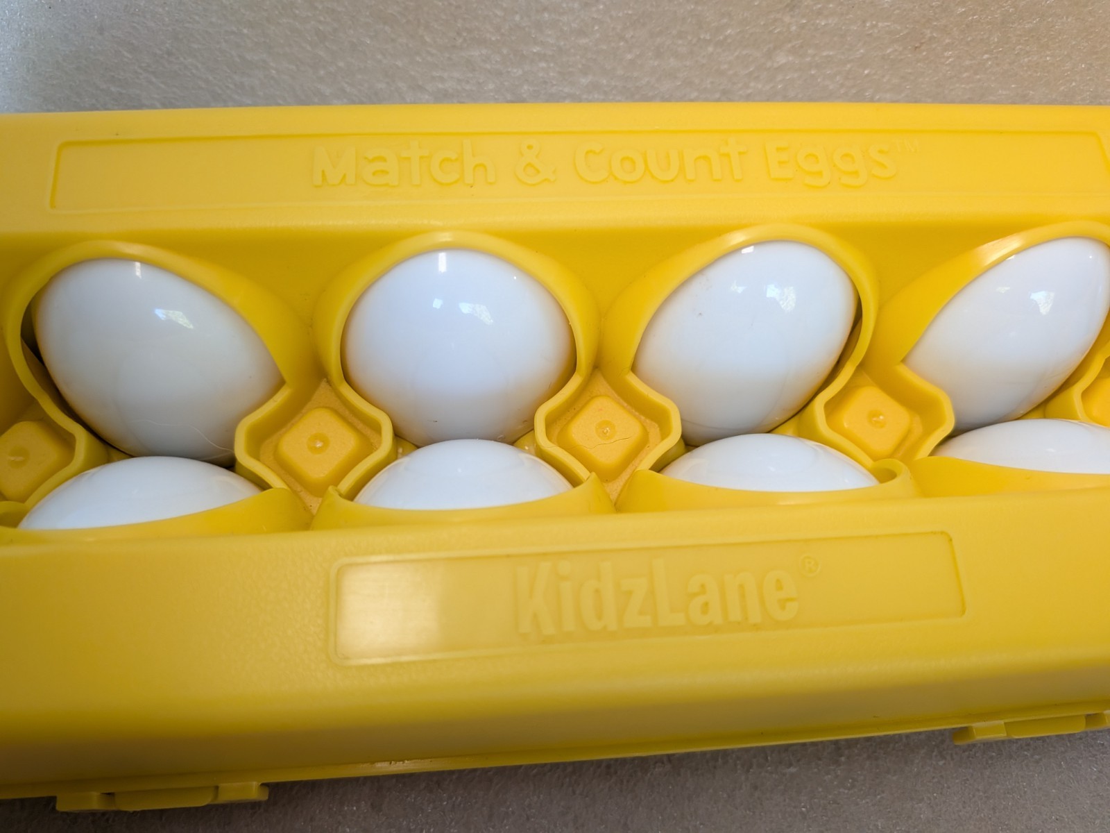 KIDZLANE Count & Match Egg Set Learning Toys Preschool Textured Complete