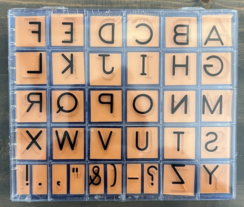 NEW! Learning Resources Upper Alphabet & Punctuation Tracing Stamps Set Of 34