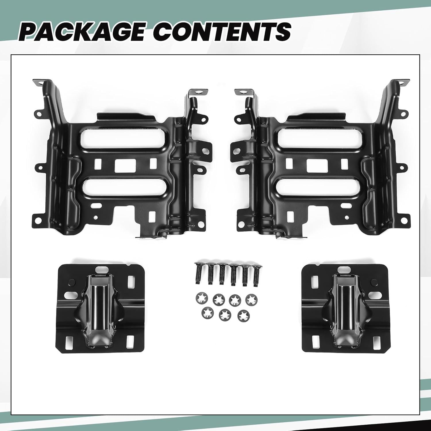 Front Bumper Bracket Compatible with 2013-2018 Ram 1500 and 2019-2022 Ram 1500