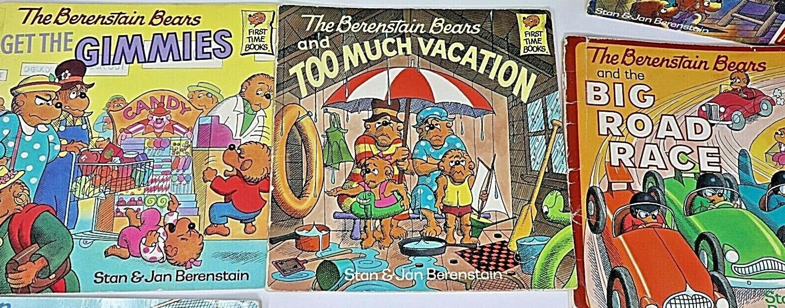 Nine Berenstain Bears Books Children’s Reading Tales Fun Education