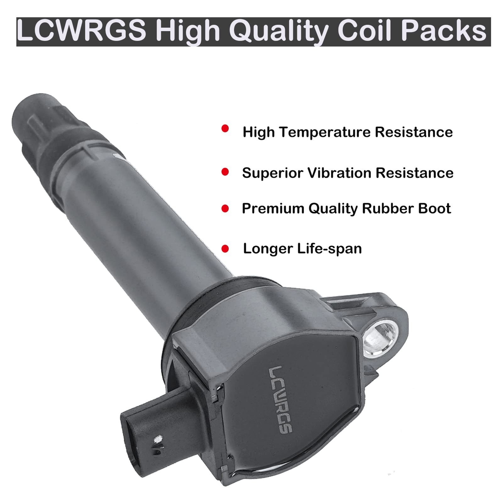 Set of 4 Ignition Coil Pack and Spark Plugs Fits for Jeep Patriot Compass Dod…